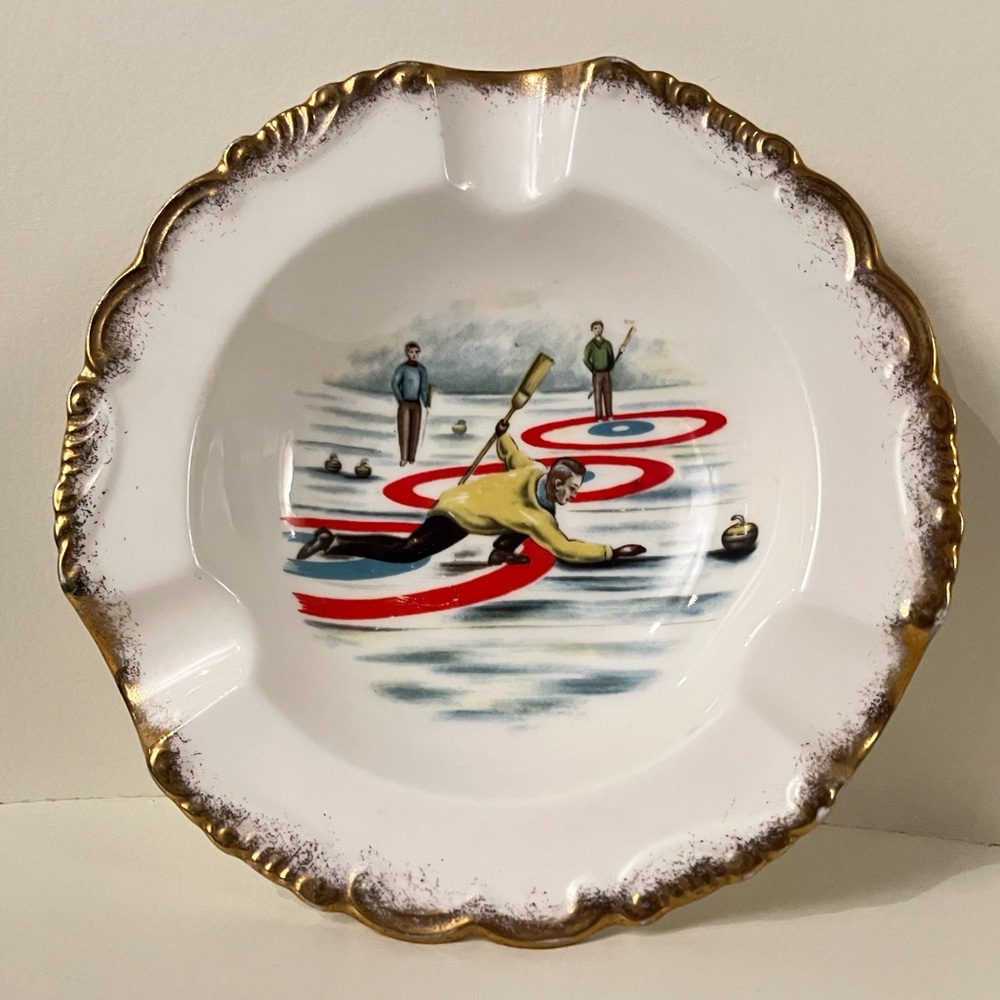 Royal Albert Bone China Curling Ashtray - Great Piece!